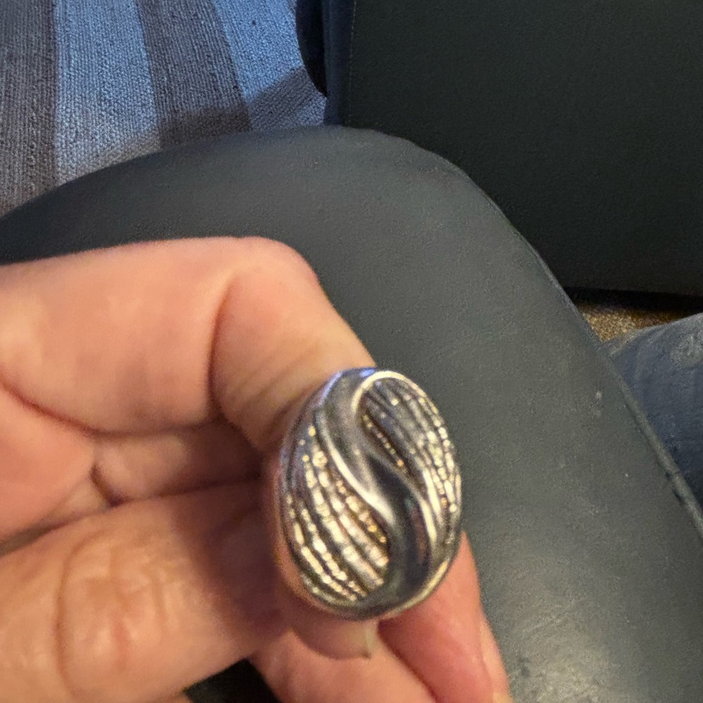 Sterling Silver Dome Statement Ring - image 4